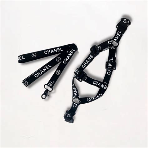 chanel dog harness and leash|purrfect chanel dog harness.